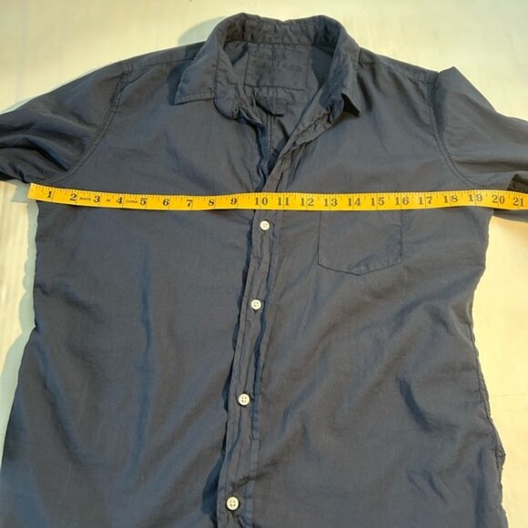 Frank & Eileen Navy Blue Button-Up Shirt Size M - Picture 5 of 6